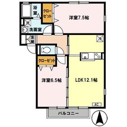 ウィスタリア緑ヶ丘の物件間取画像